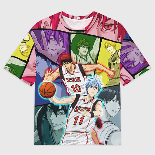 Мужская футболка оверсайз Kuroko no Basuke Баскетбол Куроко / 3D-принт – фото 1