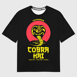Футболка оверсайз мужская Cobra Kai California, цвет: 3D-принт