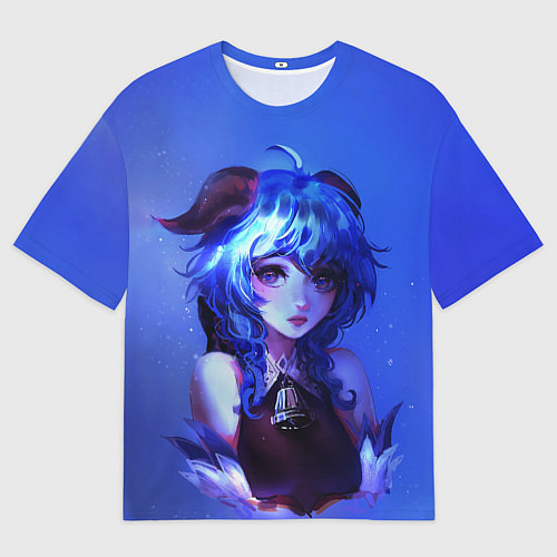 Мужская футболка оверсайз Гань Юй во всей красе Геншин Импакт / 3D-принт – фото 1