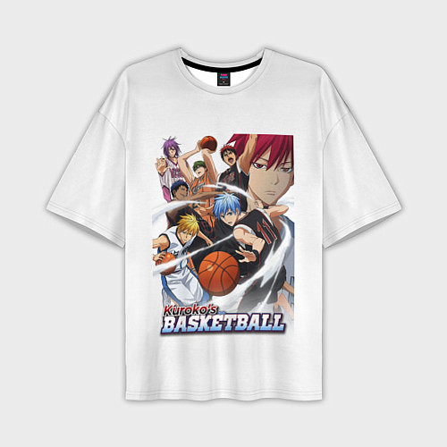 Мужская футболка оверсайз Kurokos Basketball 1 / 3D-принт – фото 1