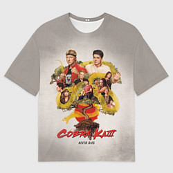 Футболка оверсайз мужская КОБРА КАЙ COBRA KAI, цвет: 3D-принт