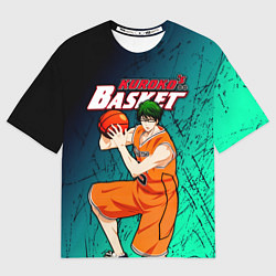 Мужская футболка оверсайз Kuroko no Basuke, Midorima Shintaro Шинтаро Мидори