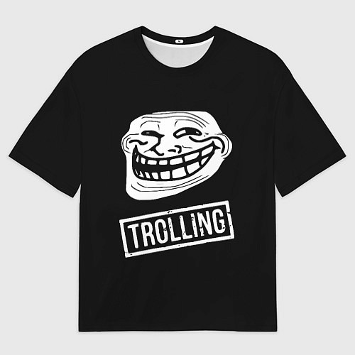 Мужская футболка оверсайз Интернет Тролль / 3D-принт – фото 1