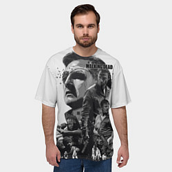Футболка оверсайз мужская Ходячие мертвецыThe Walking Dead, цвет: 3D-принт — фото 2