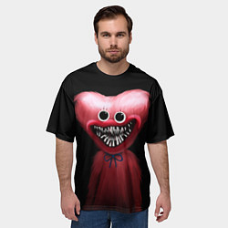 Футболка оверсайз мужская Horror Kissy Missy, цвет: 3D-принт — фото 2