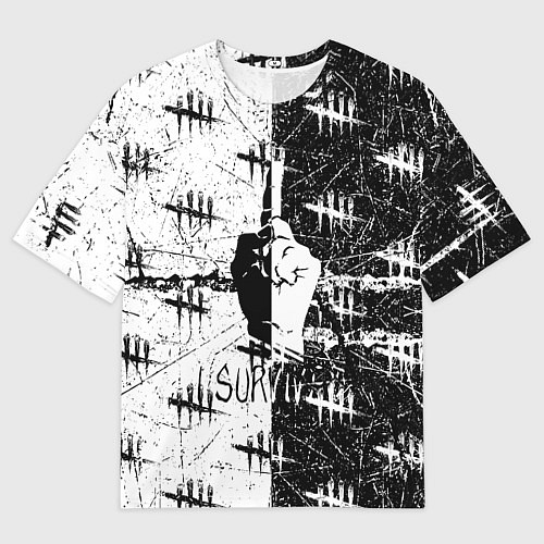 Мужская футболка оверсайз Dead by Daylight : Мертвые при дневном свете / 3D-принт – фото 1
