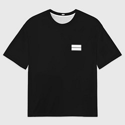 Мужская футболка оверсайз ФОРМА ИСТРЕБИТЕЛЯ ДЕМОНОВ