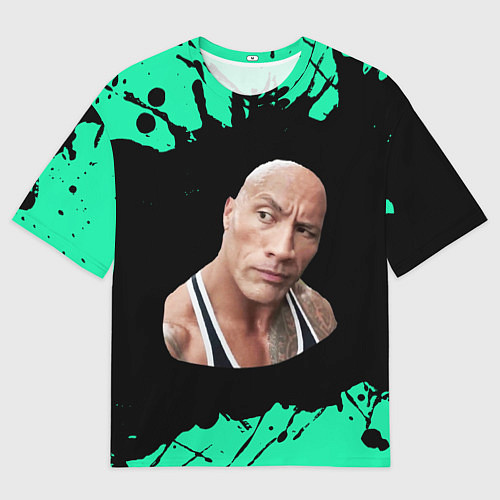 Мужская футболка оверсайз BUBBLE KVASS - СКАЛА Краски / 3D-принт – фото 1