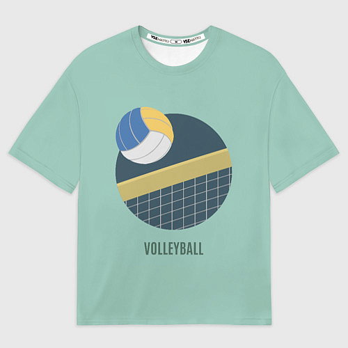 Мужская футболка оверсайз Volleyball Спорт / 3D-принт – фото 1