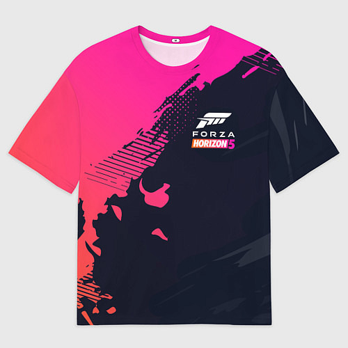 Мужская футболка оверсайз Форза Хорайзен 5 Forza Horizon 5 / 3D-принт – фото 1