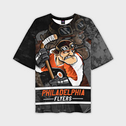 Мужская футболка оверсайз Филадельфия Флайерз, Philadelphia Flyers