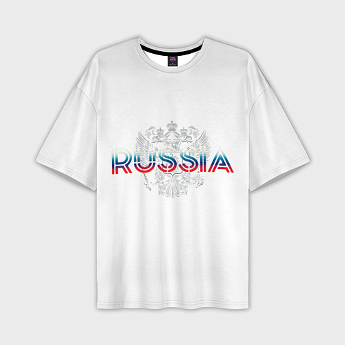 Мужская футболка оверсайз Russia Sport Team / 3D-принт – фото 1