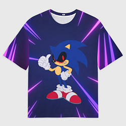 Мужская футболка оверсайз SONIC EXE СОНИК