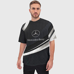 Футболка оверсайз мужская Mercedes-Benz Sport, цвет: 3D-принт — фото 2