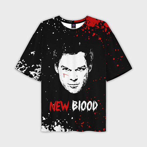 Мужская футболка оверсайз Декстер Новая Кровь Dexter New Blood / 3D-принт – фото 1