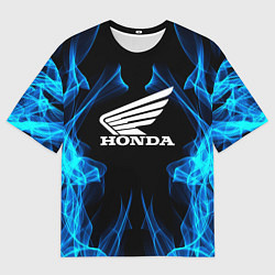 Мужская футболка оверсайз Honda Fire