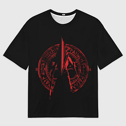 Мужская футболка оверсайз Пиромидоголовый