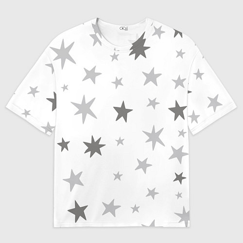 Мужская футболка оверсайз Звездочкиstars / 3D-принт – фото 1