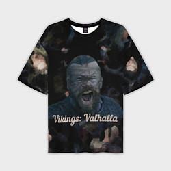 Мужская футболка оверсайз Викинги: Вальхалла