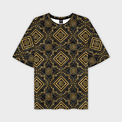 Мужская футболка оверсайз Versace classic pattern