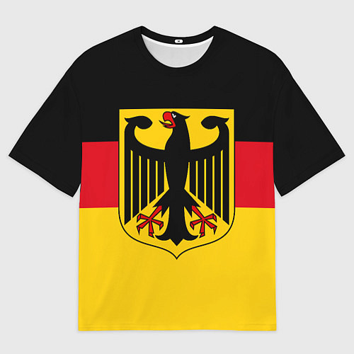 Мужская футболка оверсайз Германия - Germany / 3D-принт – фото 1