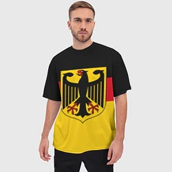 Футболка оверсайз мужская Германия - Germany, цвет: 3D-принт — фото 2