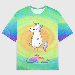 Футболка оверсайз мужская На взлёт!, цвет: 3D-принт