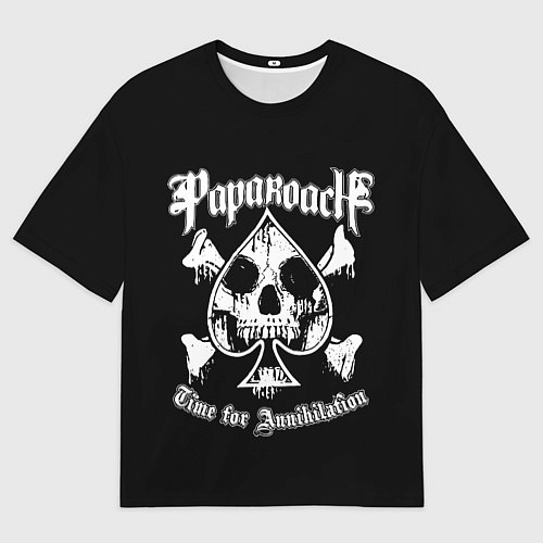 Мужская футболка оверсайз Papa Roach, РОК / 3D-принт – фото 1