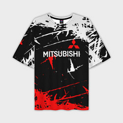 Мужская футболка оверсайз Mitsubishi Sport Auto
