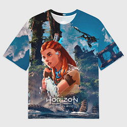 Футболка оверсайз мужская Aloy Horizon, цвет: 3D-принт
