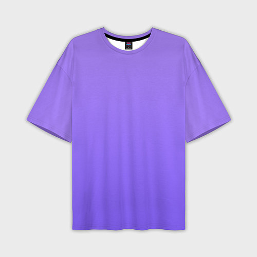Мужская футболка оверсайз Красивый фиолетовый светлый градиент / 3D-принт – фото 1