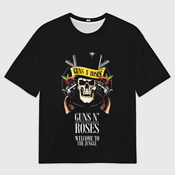 Мужская футболка оверсайз Guns n roses, группа