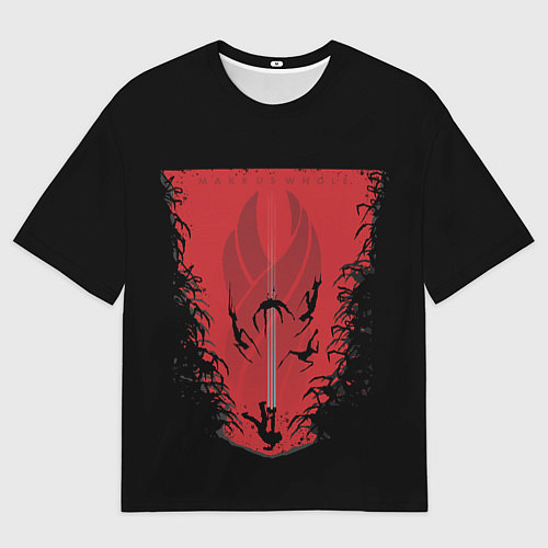 Мужская футболка оверсайз В пучине абелиска / 3D-принт – фото 1