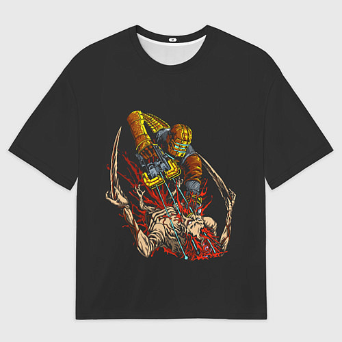 Мужская футболка оверсайз Айзек за работой / 3D-принт – фото 1