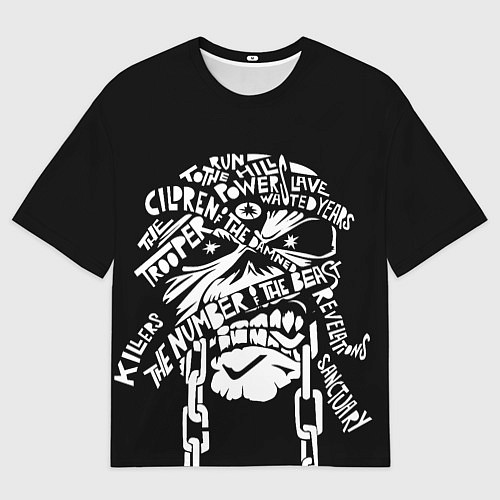 Мужская футболка оверсайз Iron Maiden Айрон Мэйден / 3D-принт – фото 1