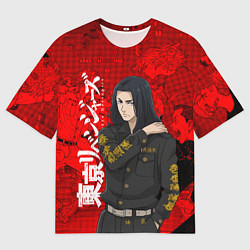 Футболка оверсайз мужская КЕЙСКЕ БАДЖИ ТОКИЙСКИЕ МСТИТЕЛИ, цвет: 3D-принт