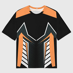 Футболка оверсайз мужская Техно стайл, цвет: 3D-принт