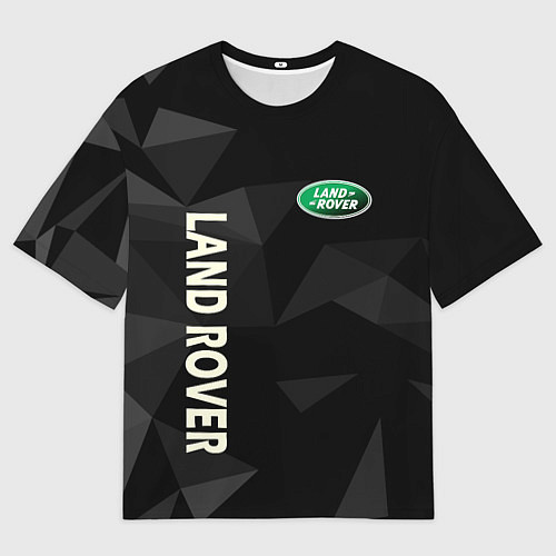 Мужская футболка оверсайз Land Rover геометрия / 3D-принт – фото 1