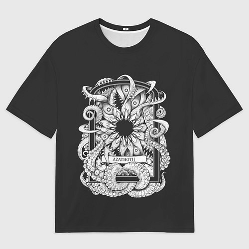 Мужская футболка оверсайз Азатот / 3D-принт – фото 1
