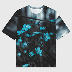 Мужская футболка оверсайз Лесная поляна