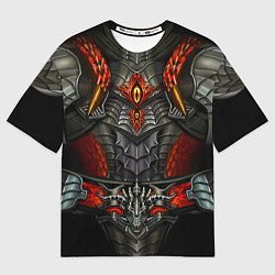 Мужская футболка оверсайз Lineage 2 Draconic Light