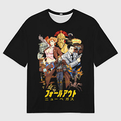 Мужская футболка оверсайз Fallout - poster