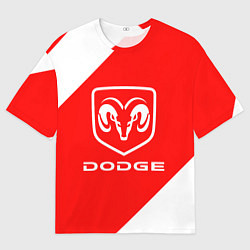 Мужская футболка оверсайз Dodge sport