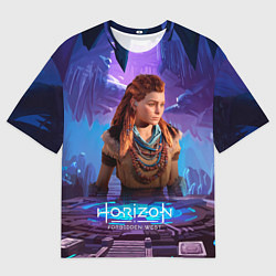 Футболка оверсайз мужская Horizon Aloy Элой Forbidden West, цвет: 3D-принт