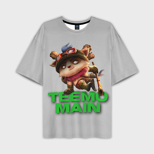 Мужская футболка оверсайз Teemo main / 3D-принт – фото 1