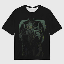 Мужская футболка оверсайз Ктулху art