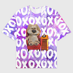 Футболка оверсайз мужская Бен Собака, цвет: 3D-принт