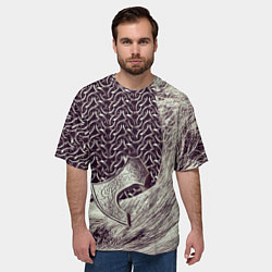 Футболка оверсайз мужская Доспехи Викинга, цвет: 3D-принт — фото 2