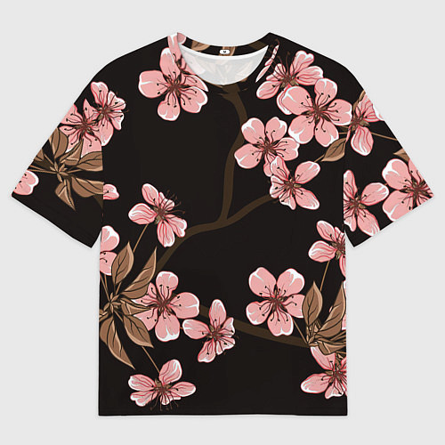 Мужская футболка оверсайз Начало весны / 3D-принт – фото 1