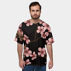 Футболка оверсайз мужская Начало весны, цвет: 3D-принт — фото 2